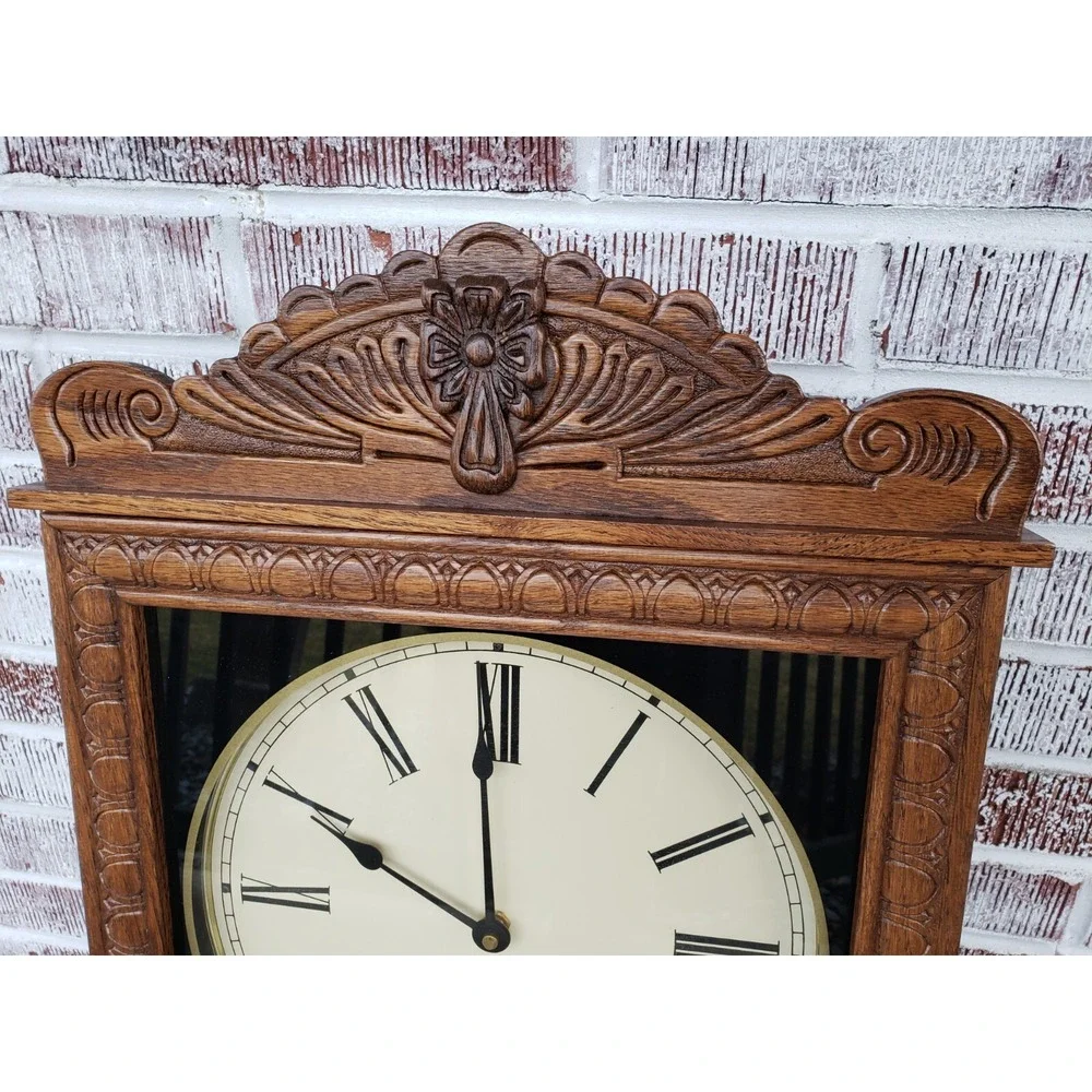 HUGE Vintage Dr. Pepper‎ Wooden Wall Clock - NEVER DISPLAYED!  Soda Advertising